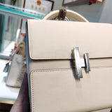 Close-up detail of tailored bag design