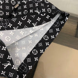 Back view of Louis Vuitton cotton t-shirt with runway-inspired design