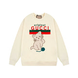 Front view of Gucci luxury clothing with contemporary cut
