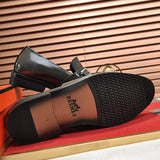 Hermes shoes Style 068 - top view showing design