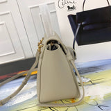 Interior view of signature structured women's handbag – women's premium purse