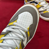 Gucci fresh white-and-black luxury sneakers view 6 sleek tonal finish