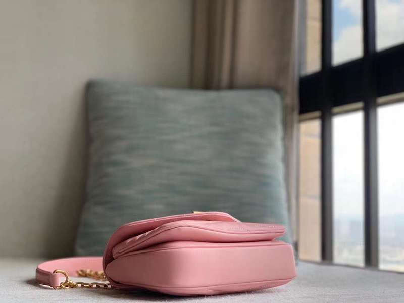 Close-up detail of signature chic women's handbag – women's designer-style accessory