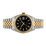 Front view of Rolex men's watch