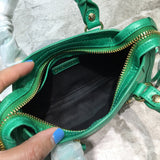 Timeless Premium PU Leather Handbag - Smooth Faux-Leather Exterior | Women's Premium Handbag #639 - interior view (image 6) of designer-inspired handbag