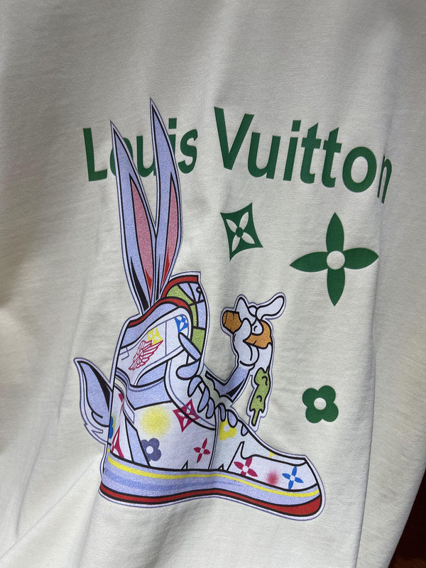 Front view of Louis Vuitton cotton t-shirt with relaxed-fit cut