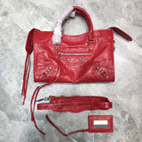 Contemporary Premium PU Leather Handbag - Polished Finish | Women's Premium Handbag #967 - close-up detail shot (image 3) of designer-inspired handbag