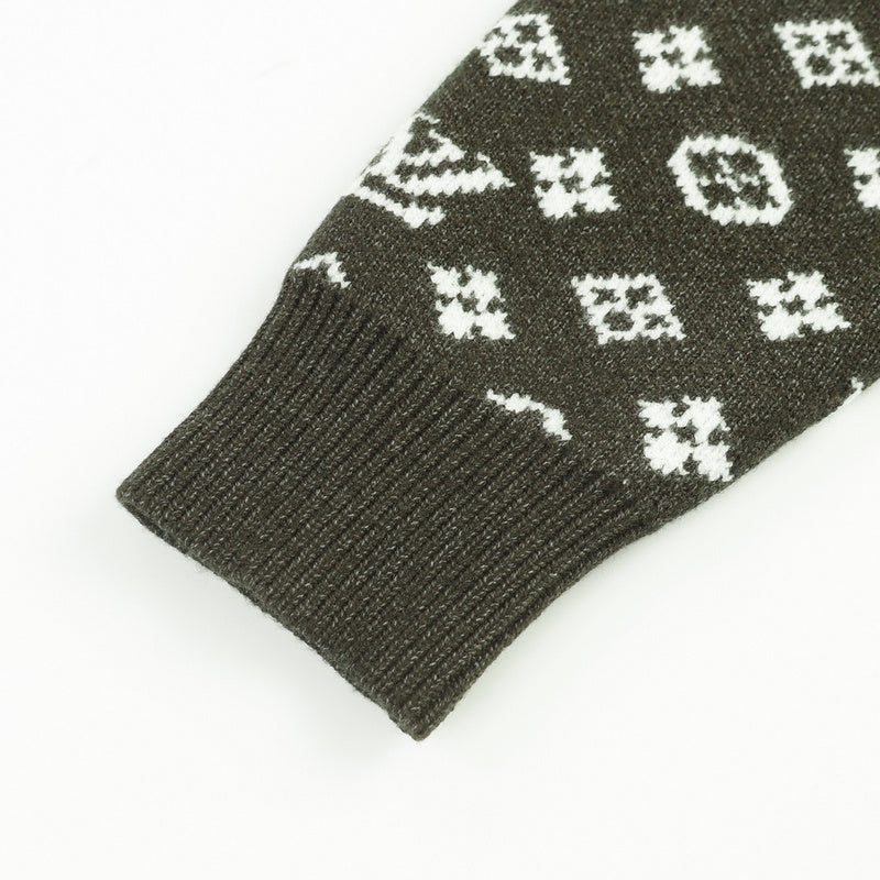 Flat lay presentation of Louis Vuitton luxury clothing with relaxed-fit cut