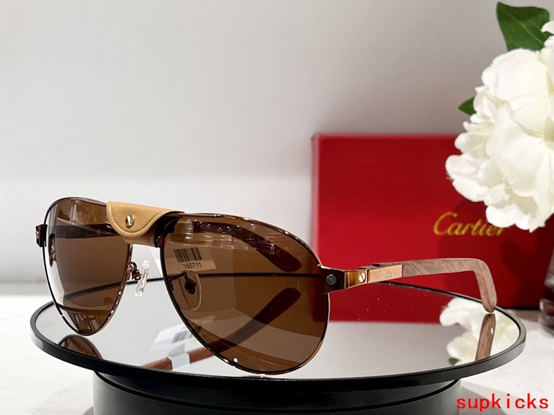 Lifestyle view of Cartier unisex sunglasses
