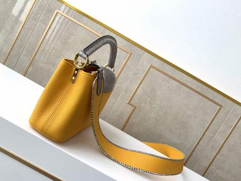 Close-up detail of signature classic women's handbag – women's statement bag