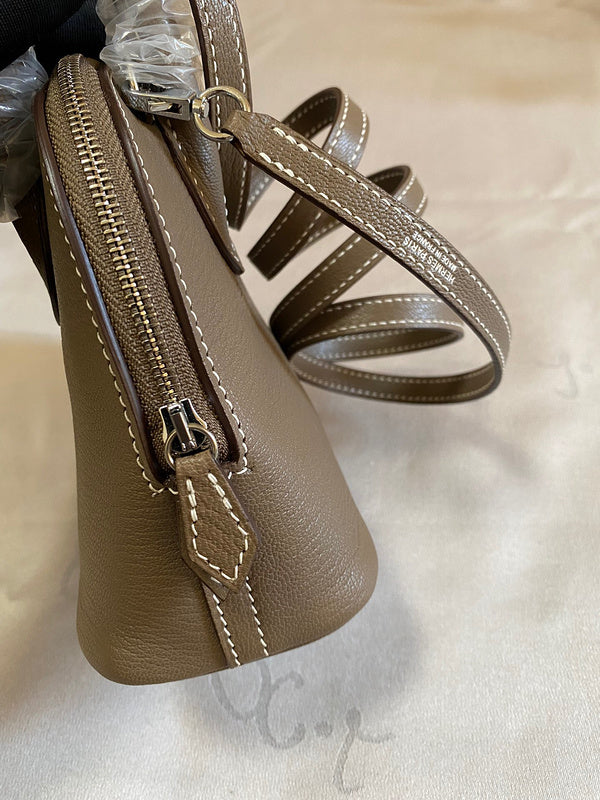 Close-up detail of minimalist bag design
