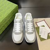 Gucci stone beige luxury sneakers view 10 classic court silhouette