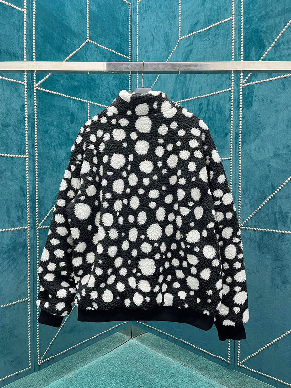 Side profile of Louis Vuitton luxury clothing with logo-detail design