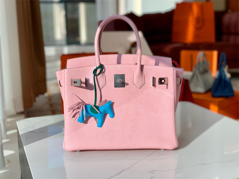Sleek bag shown from front angle