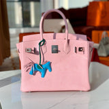 Sleek bag shown from front angle