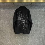 Side profile of Louis Vuitton luxury clothing with runway-inspired design