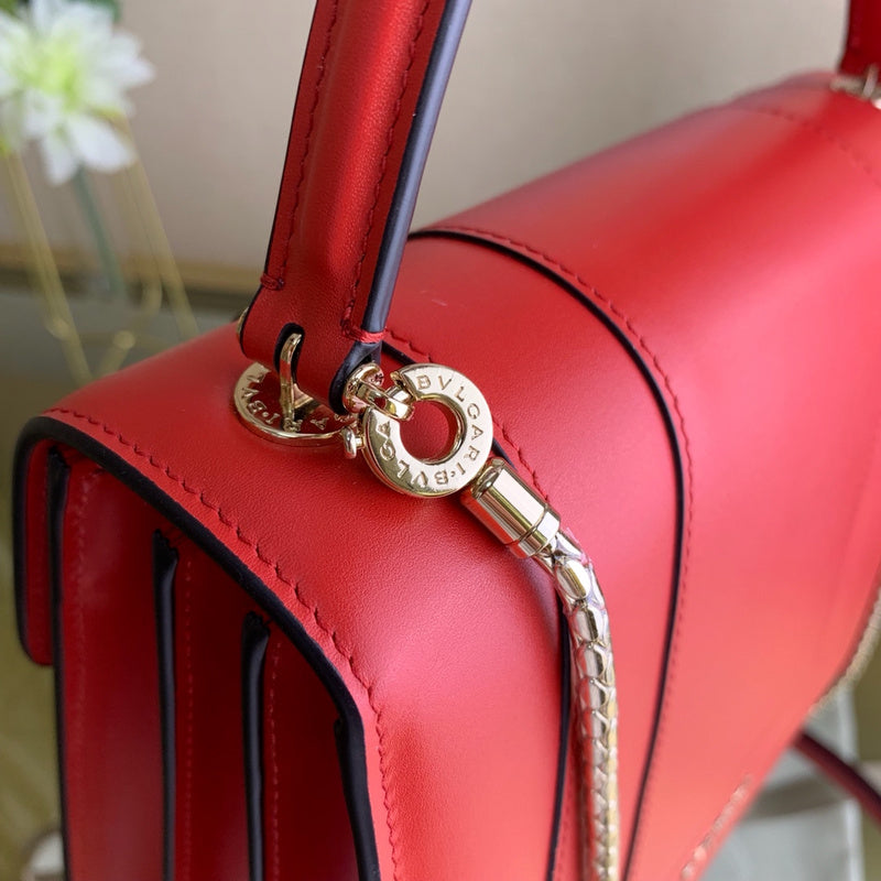 Statement Vegan Leather Handbag - Sleek Minimalist Lines | Women's Everyday Carry Handbag #1697 - interior view (image 6) of designer-inspired handbag