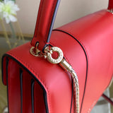Statement Vegan Leather Handbag - Sleek Minimalist Lines | Women's Everyday Carry Handbag #1697 - interior view (image 6) of designer-inspired handbag