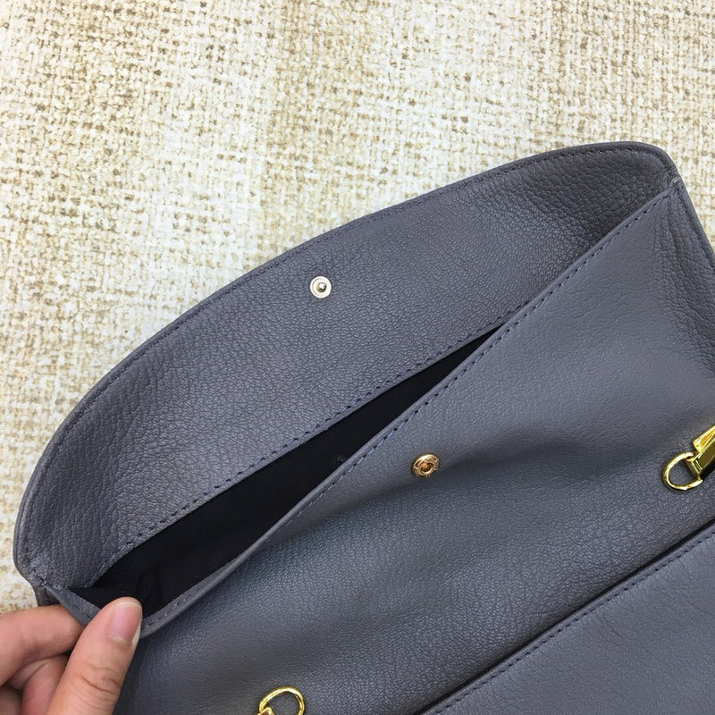 Sophisticated Vegan Leather Handbag - Polished Finish | Women's Statement Accessory #956 - interior view (image 6) of designer-inspired handbag