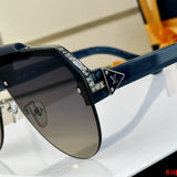 Lifestyle view of Louis Vuitton unisex sunglasses