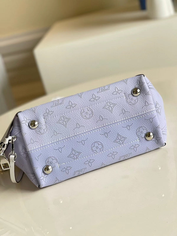 Back view of structured sleek women's handbag – women's designer-style accessory