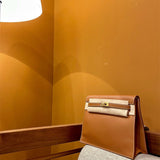  everyday satchel detail view showing craftsmanship