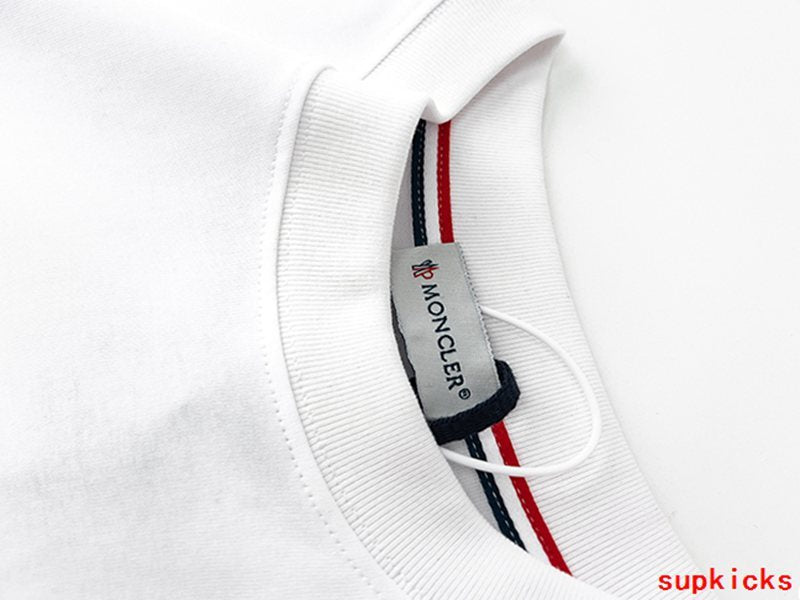 Full styled look of Moncler luxury clothing with everyday silhouette