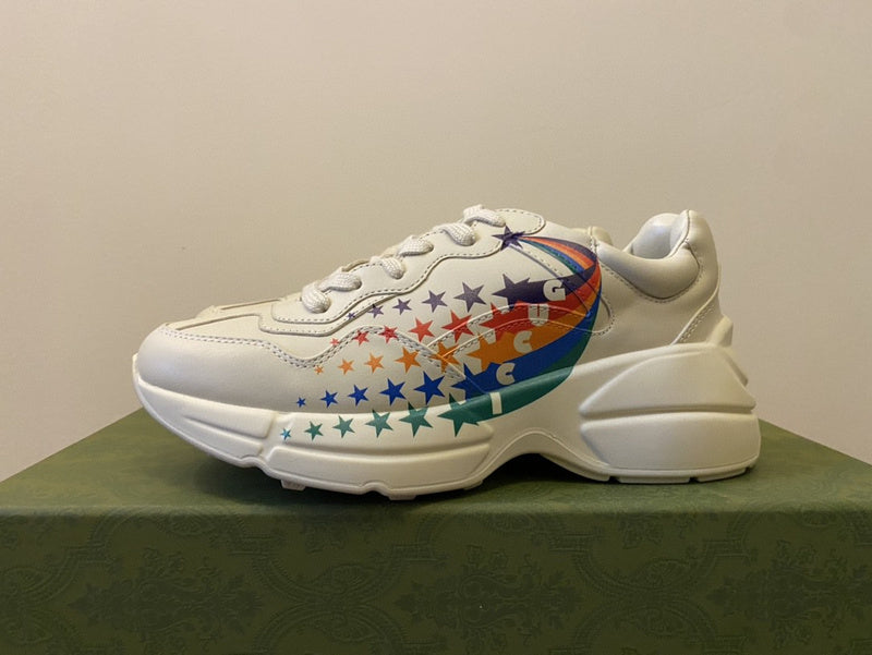 Gucci classic monochrome luxury sneakers view 6 cushioned comfort fit
