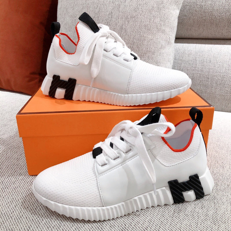 Hermès Nude Slip-On Sneakers - Sole Detail View