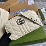 Back view of polished elevated women's handbag – women's statement bag