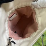Close-up detail of chic signature women's handbag – women's premium purse