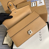 Interior view of structured sleek women's handbag – women's designer-style accessory