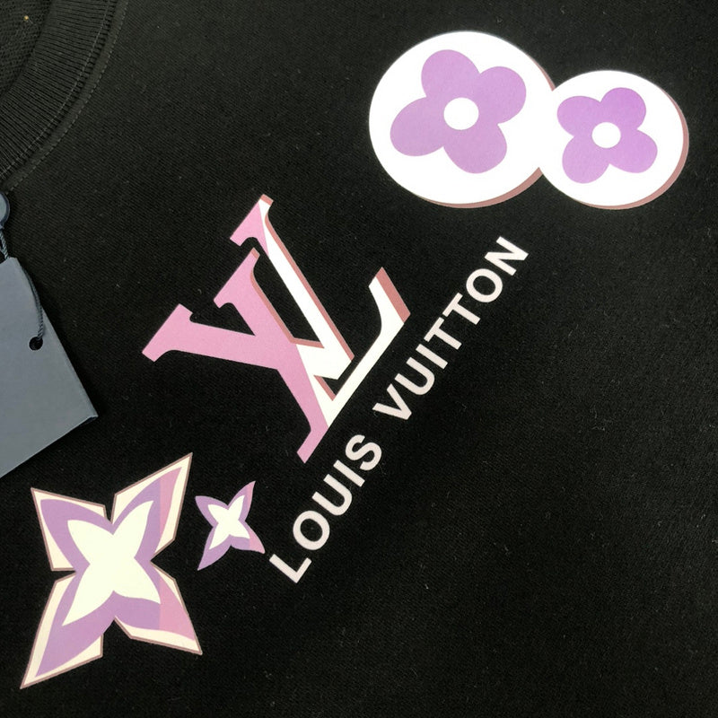 Flat lay presentation of Louis Vuitton luxury clothing with tailored silhouette