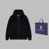 Back view of Louis Vuitton luxury clothing with everyday silhouette