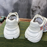 Gucci sneakers detailed view showing premium designer craftsmanship