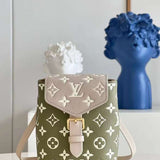 Front view of signature polished women's handbag – women's premium purse