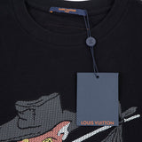 Full styled look of Louis Vuitton cotton t-shirt with relaxed-fit cut
