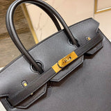 Close-up detail of understated bag design