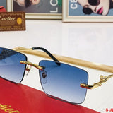 Angled view of Cartier unisex sunglasses