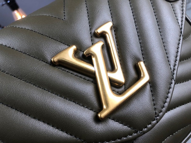 Back view of modern chic women's handbag – women's designer-style accessory