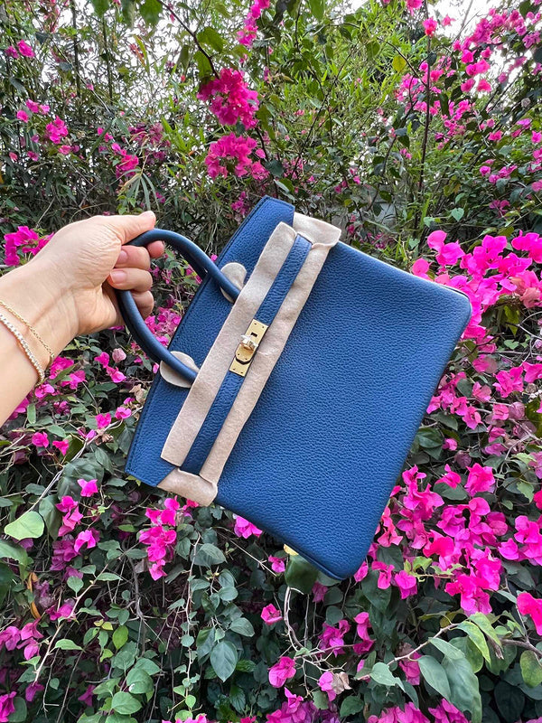 Sculpted bag shown from front angle