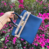 Sculpted bag shown from front angle