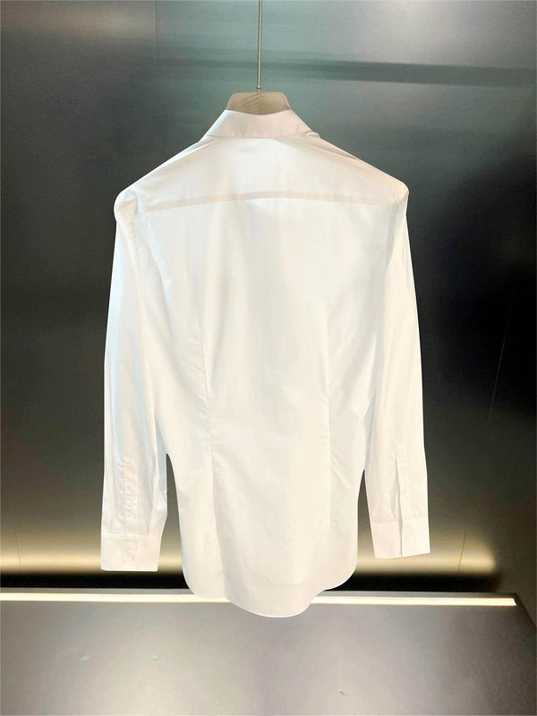 Full styled look of Louis Vuitton luxury clothing with tailored silhouette
