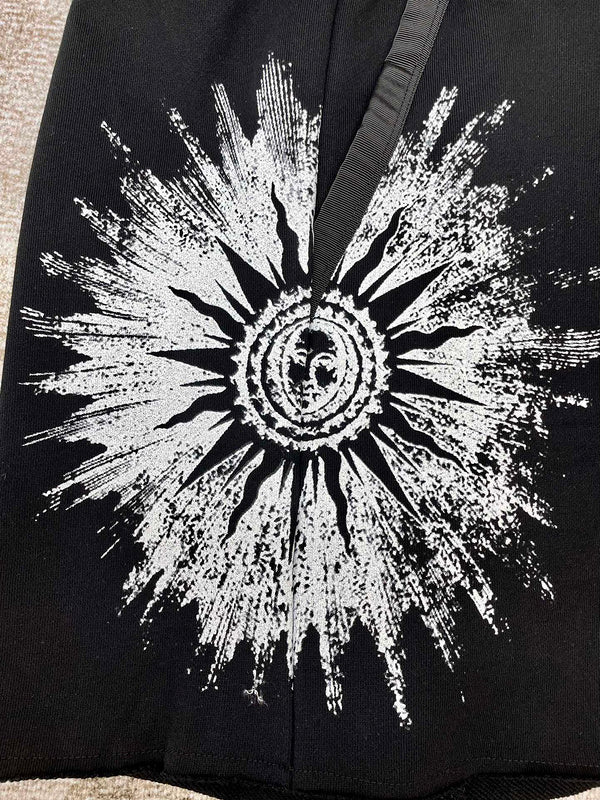 Close-up of Amiri t-shirt craftsmanship