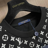 Front view of Louis Vuitton cotton t-shirt with logo-detail design