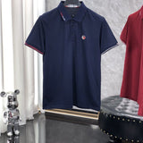 Side profile of Moncler luxury clothing with relaxed-fit cut