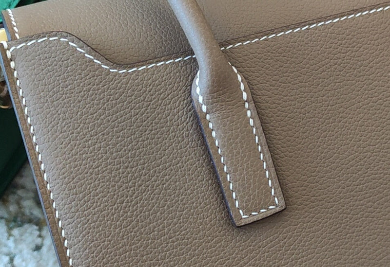 Sculpted bag shown from front angle