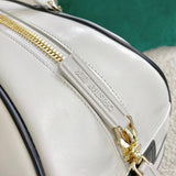 Top view of modern polished women's handbag – women's luxury handbag