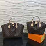 Side profile of chic polished women's handbag – women's everyday handbag