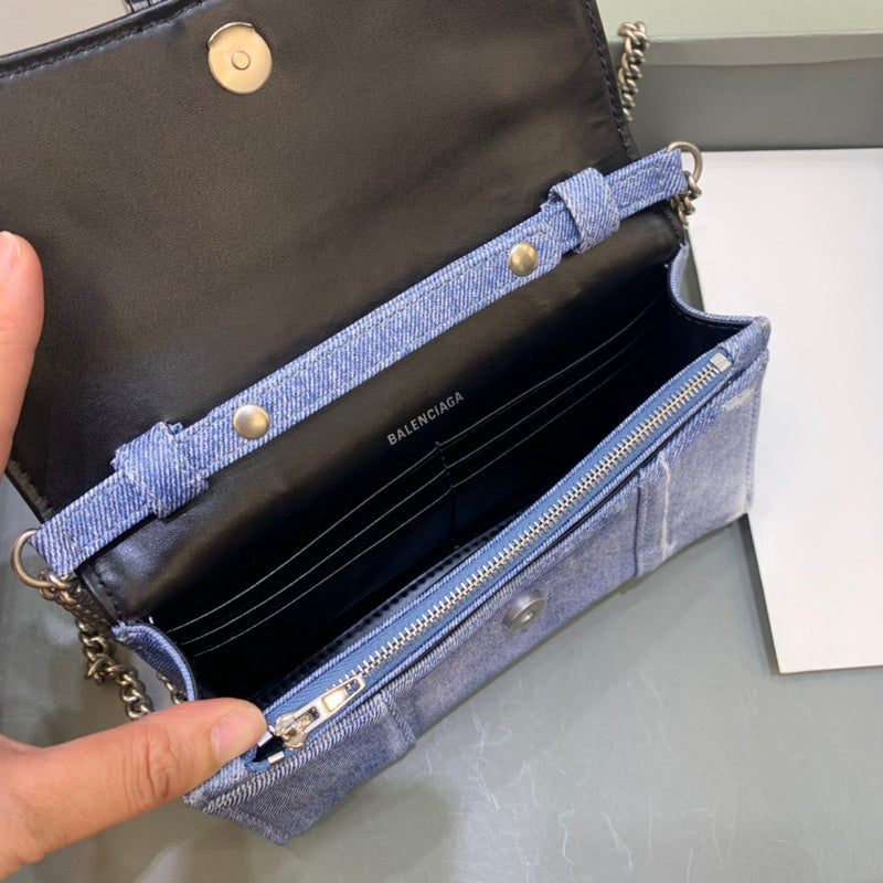 Chic Vegan Leather Handbag - Signature Hardware Accents | Women's Designer-Inspired Purse #442 - styled full view (image 7) of designer-inspired handbag